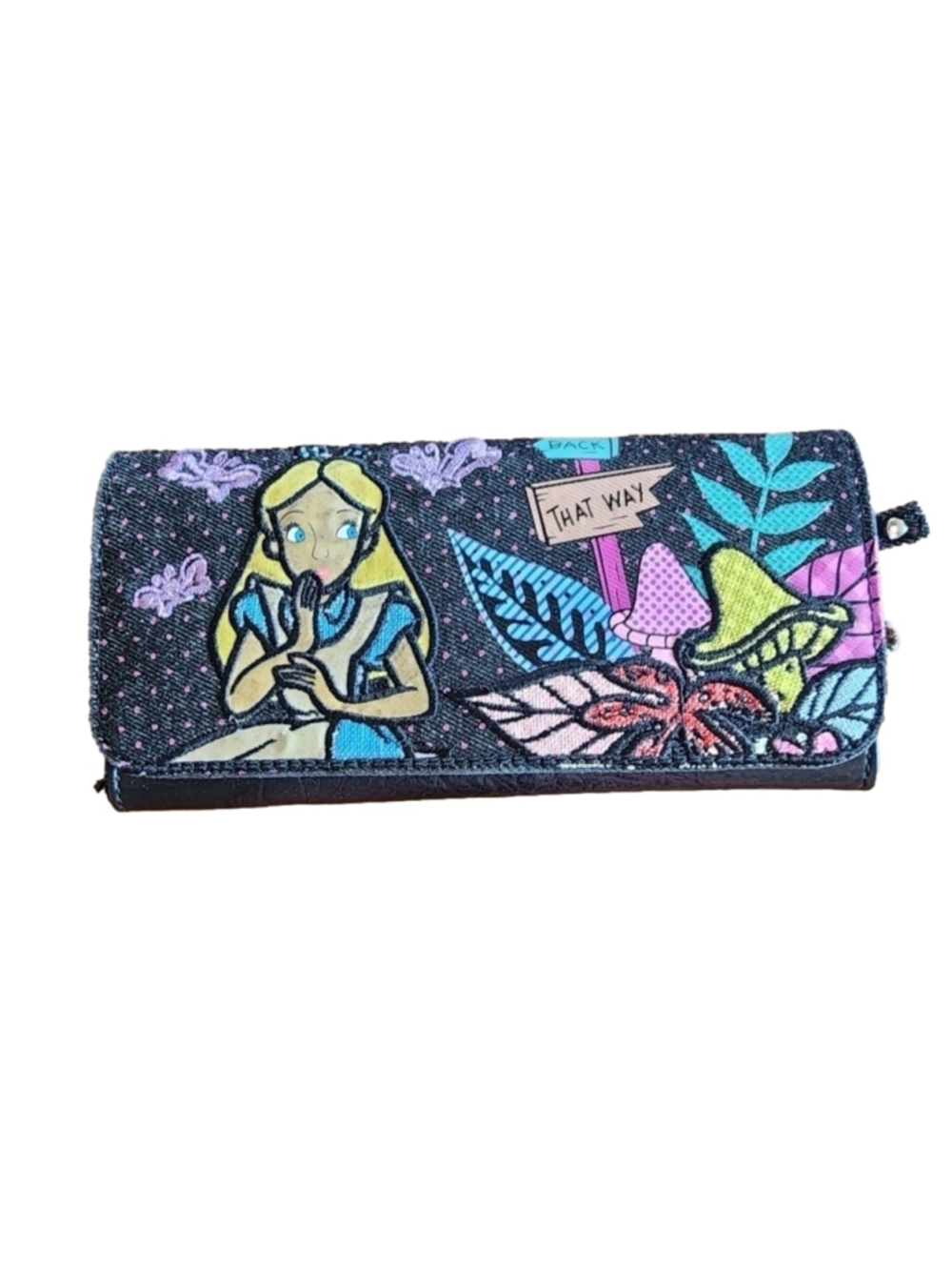 Rare Loungefly ❤️ Logo Alice in Wonderland Wallet